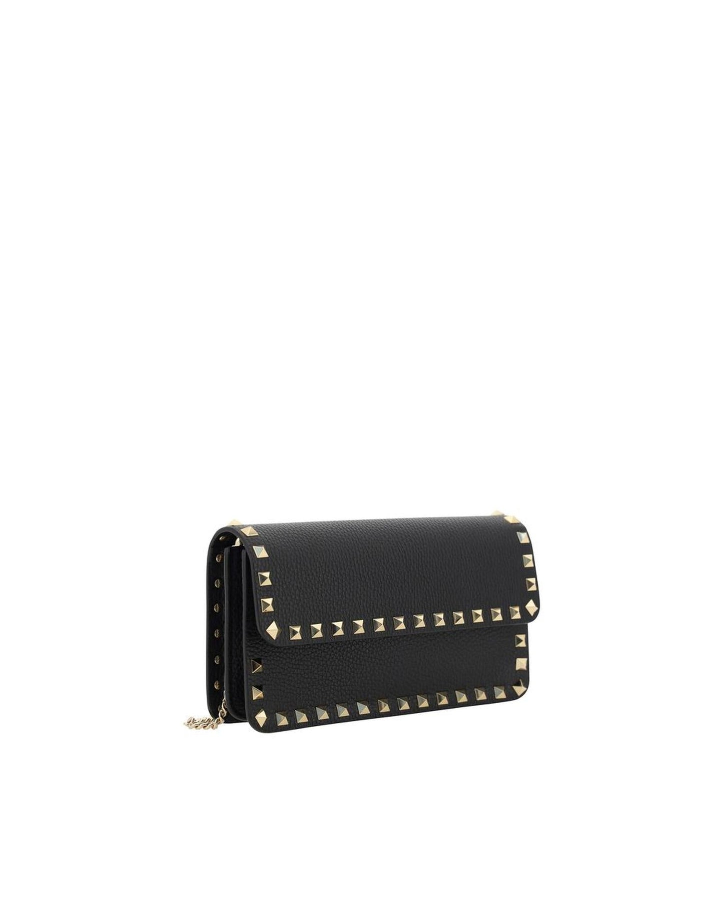 Valentino Garavani Rockstud Embellished Leather Shoulder Bag