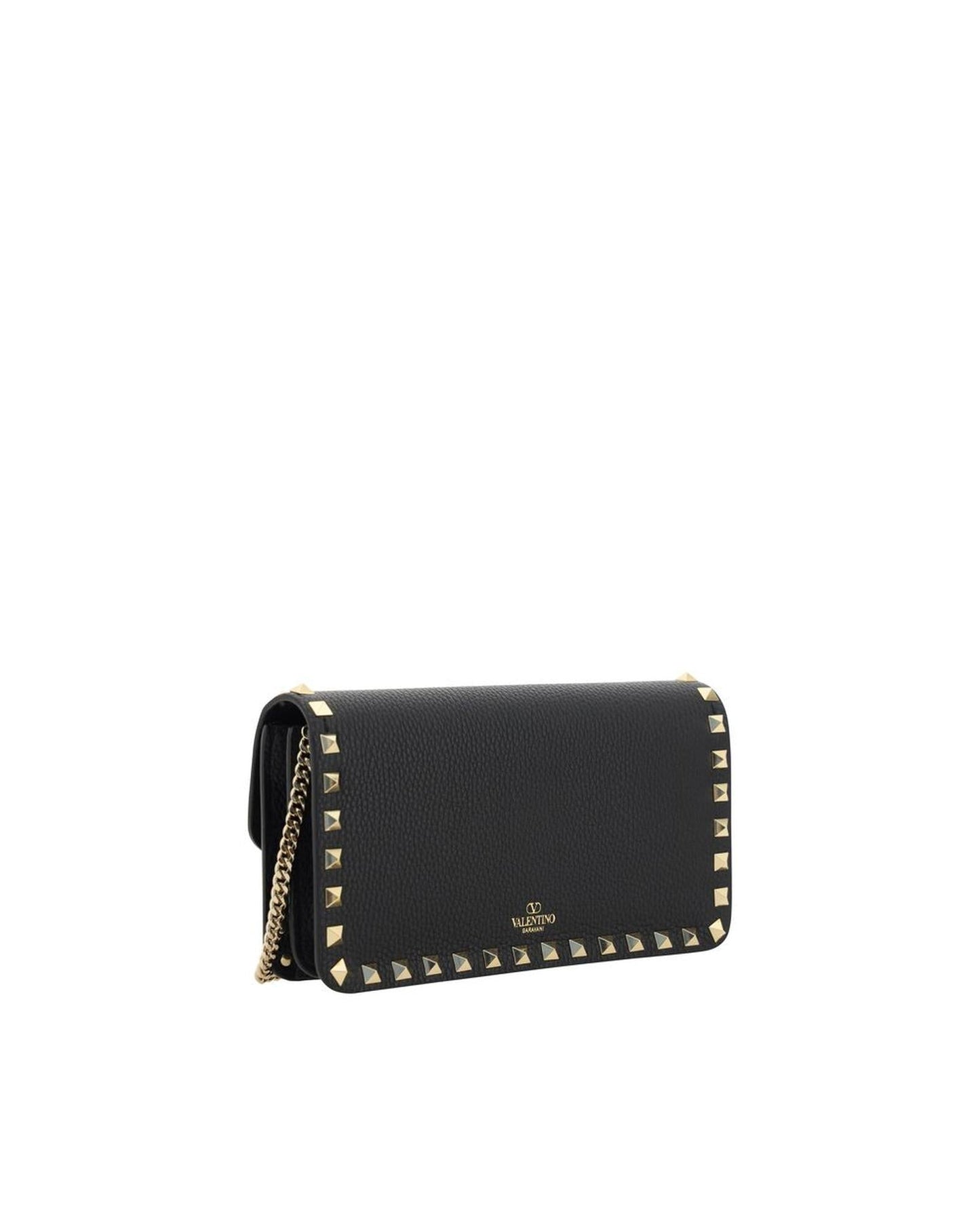 Valentino Garavani Rockstud Embellished Leather Shoulder Bag
