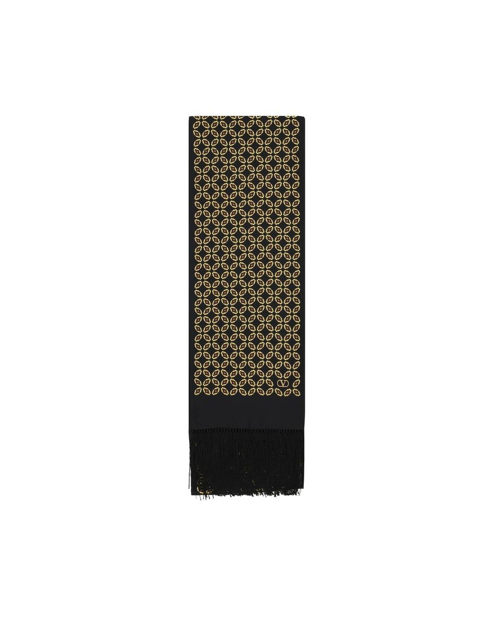 Valentino Garavani Geometric Silk Scarf Model VA6Y2E600AATRRCGBB Men Multicolor Scarves & Shawls One Size Multicolor