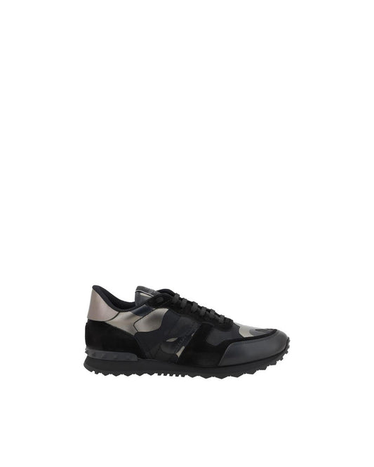 Valentino Garavani Rockrunner Camouflage Sneaker Men Black Black