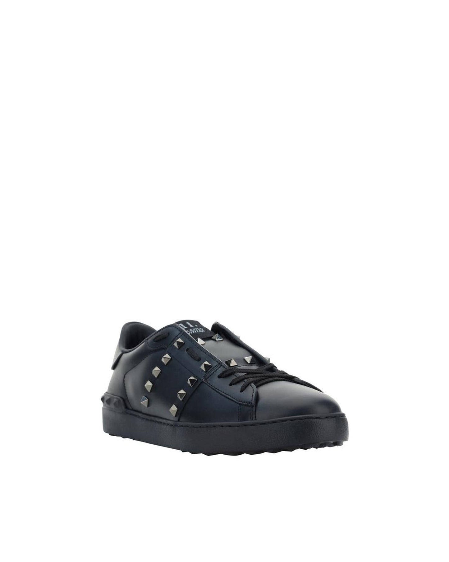 Valentino Garavani Open Sneaker Studded Leather Men Black