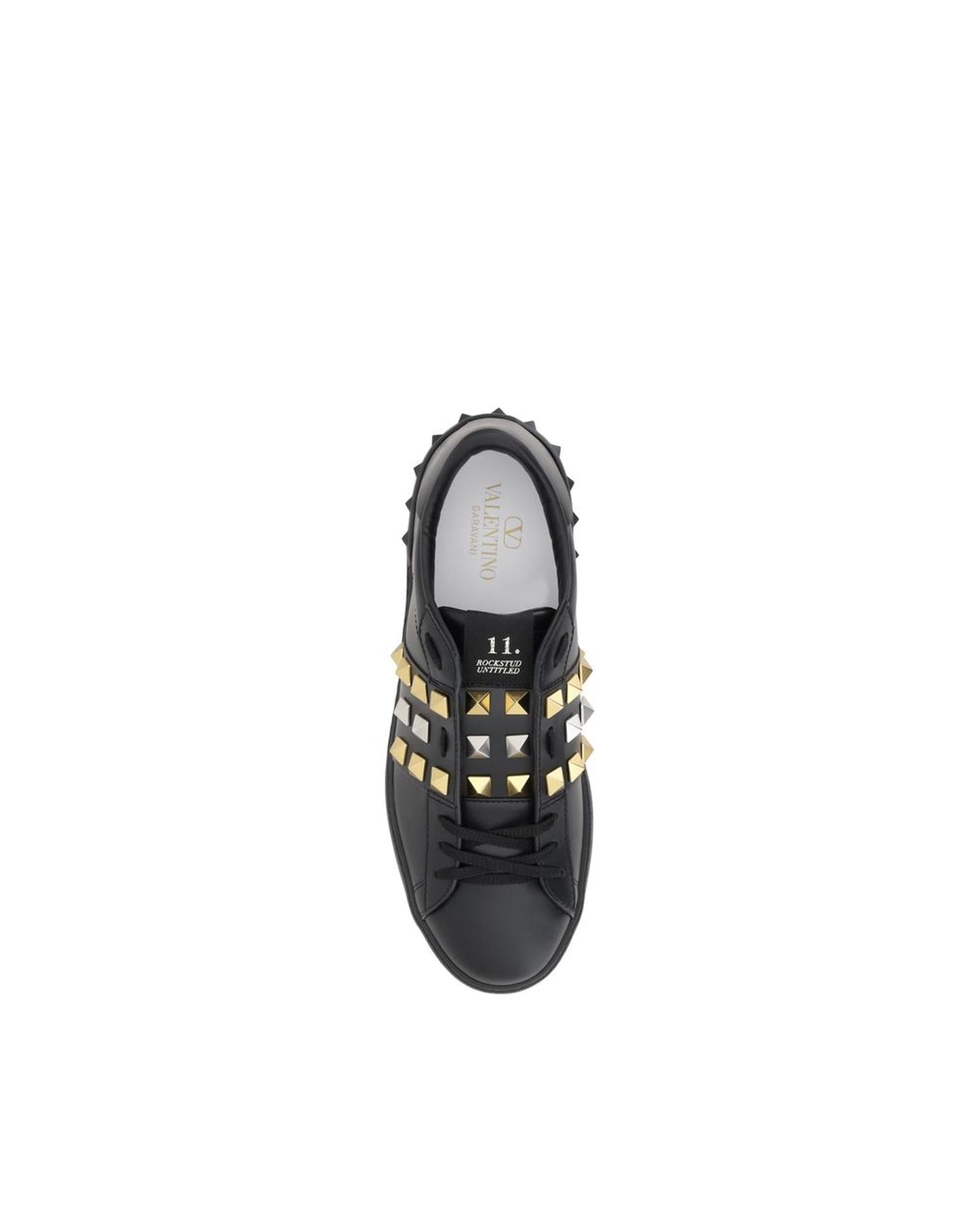 Valentino Garavani Open Sneaker Studded LowTop Men Black