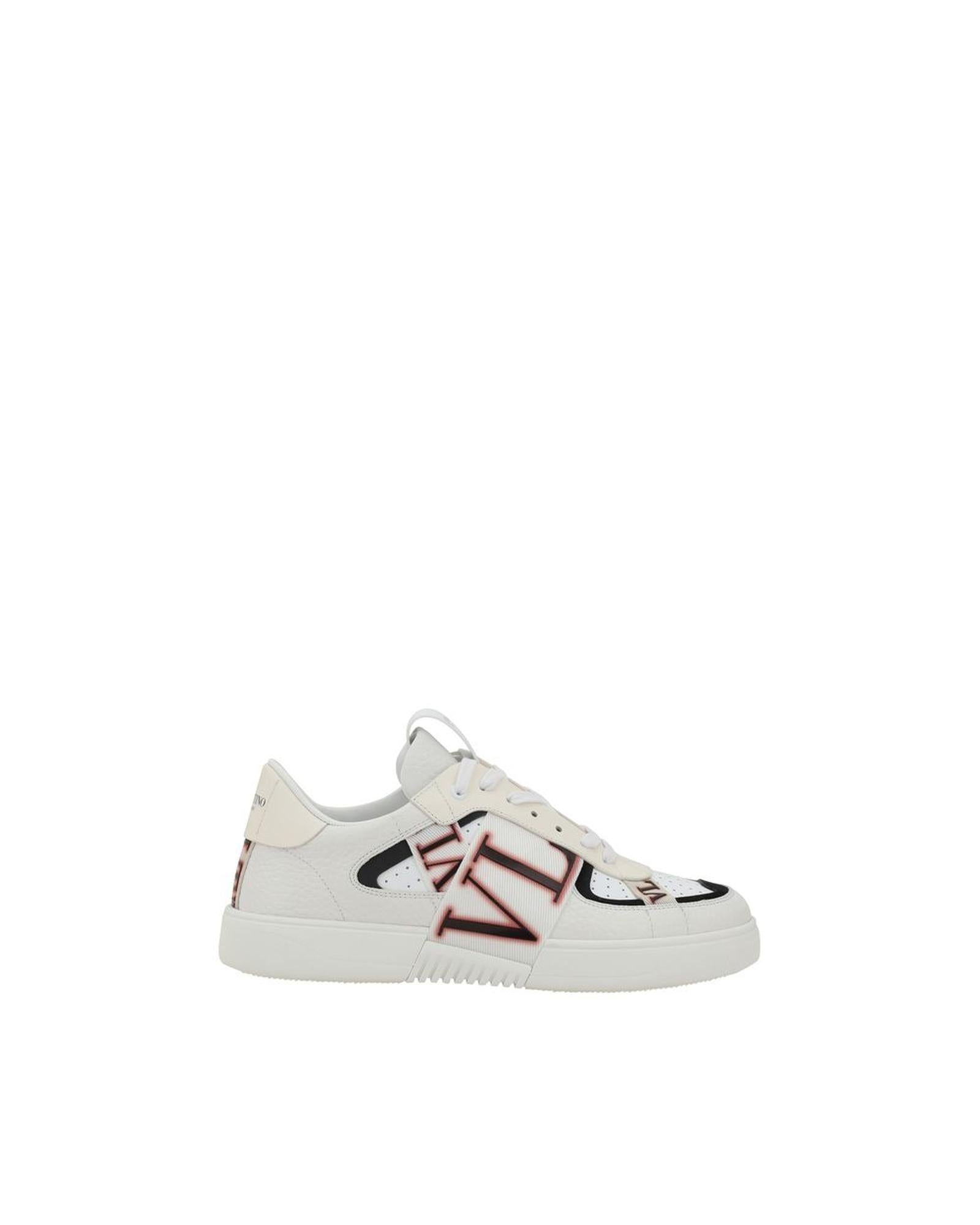 Valentino Garavani Open Sneakers LowTop Leather Men White White
