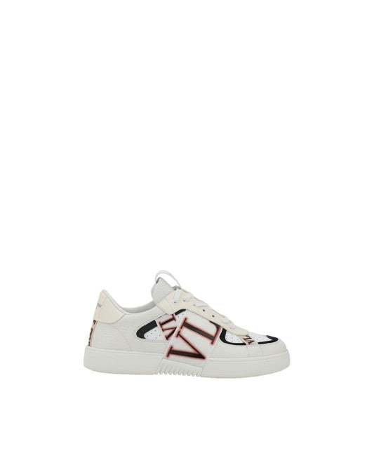 Valentino Garavani Open Sneakers LowTop Leather Men White White