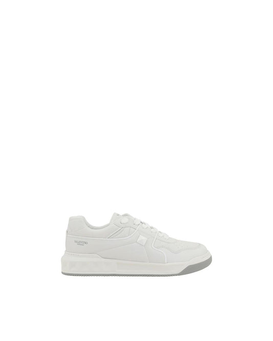 Valentino Garavani Open Sneakers Leather Casual Men White White
