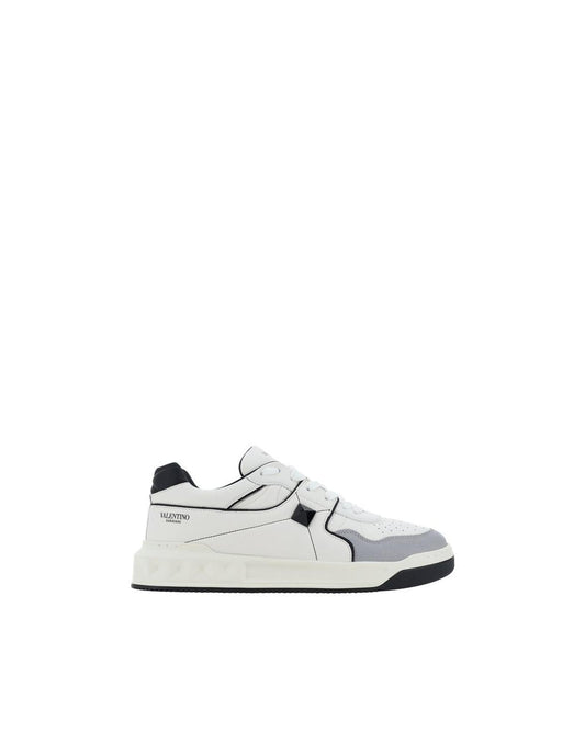 Valentino Garavani Open Sneakers Leather Casual Men White White