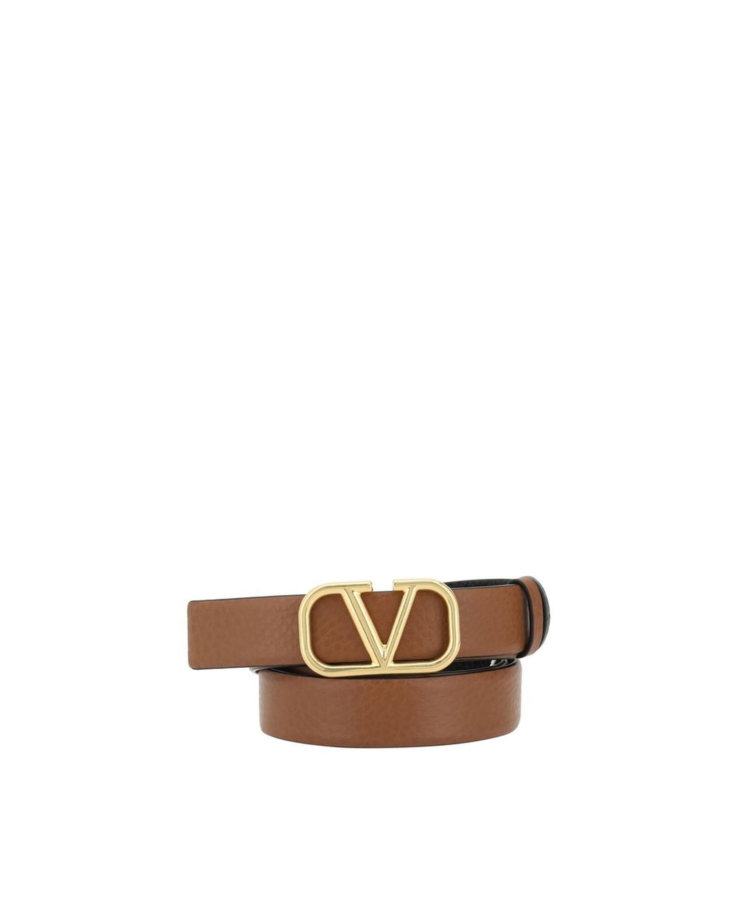 Valentino Garavani Leather Belt Men Brown Brown