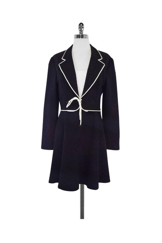 Valentino - Black & White Suit Dress Sz 10