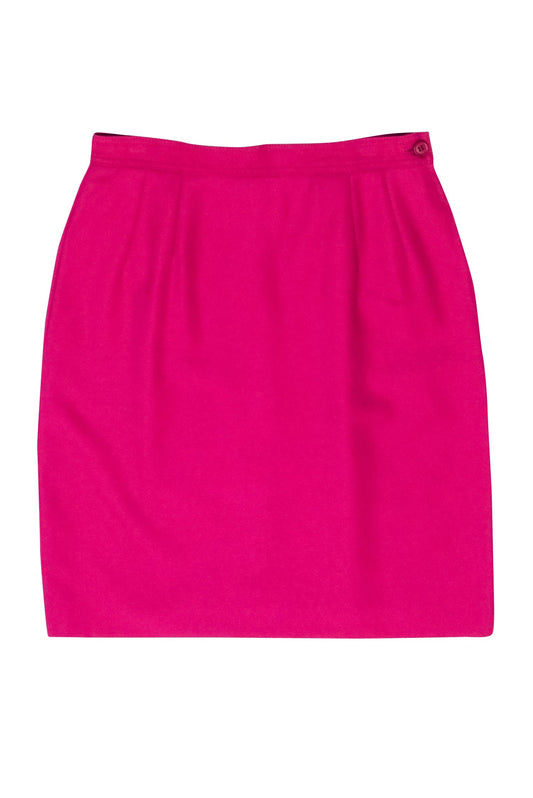 Valentino - Deep Pink Pencil Skirt Sz 8