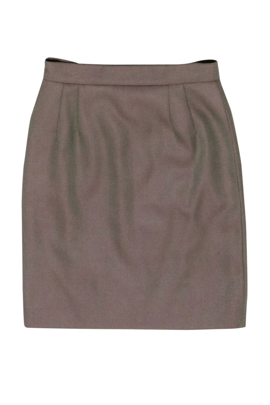 Valentino - Iridescent Green Mini Pencil Skirt Sz 6