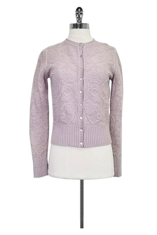 Valentino - Periwinkle Button-Up Cardigan Sz 4