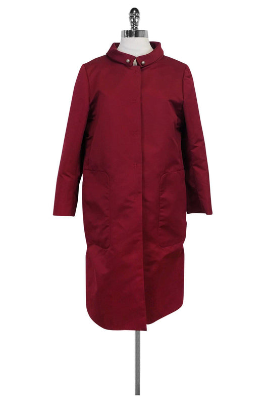 Valentino - Red Satin w/ Pearl Jacket Sz 10