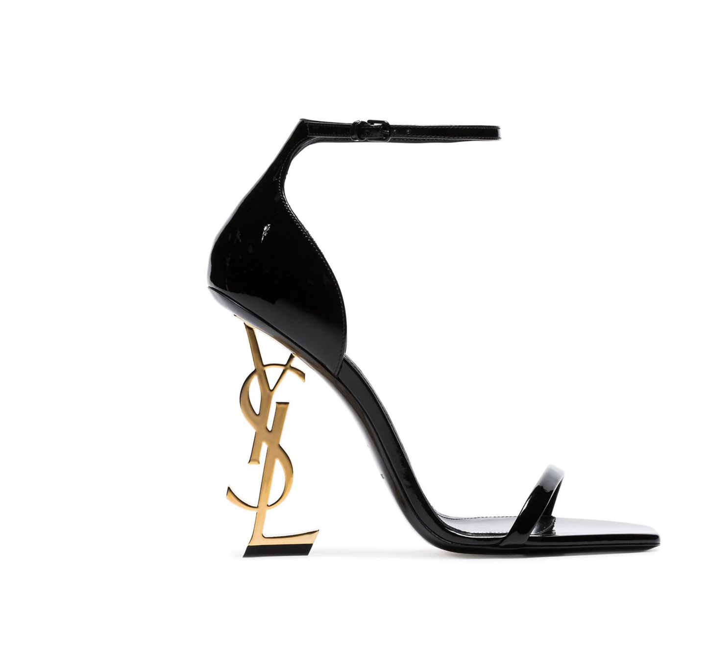 SAINT LAURENT OPYUM YSL ANKLE STRAP SANDAL