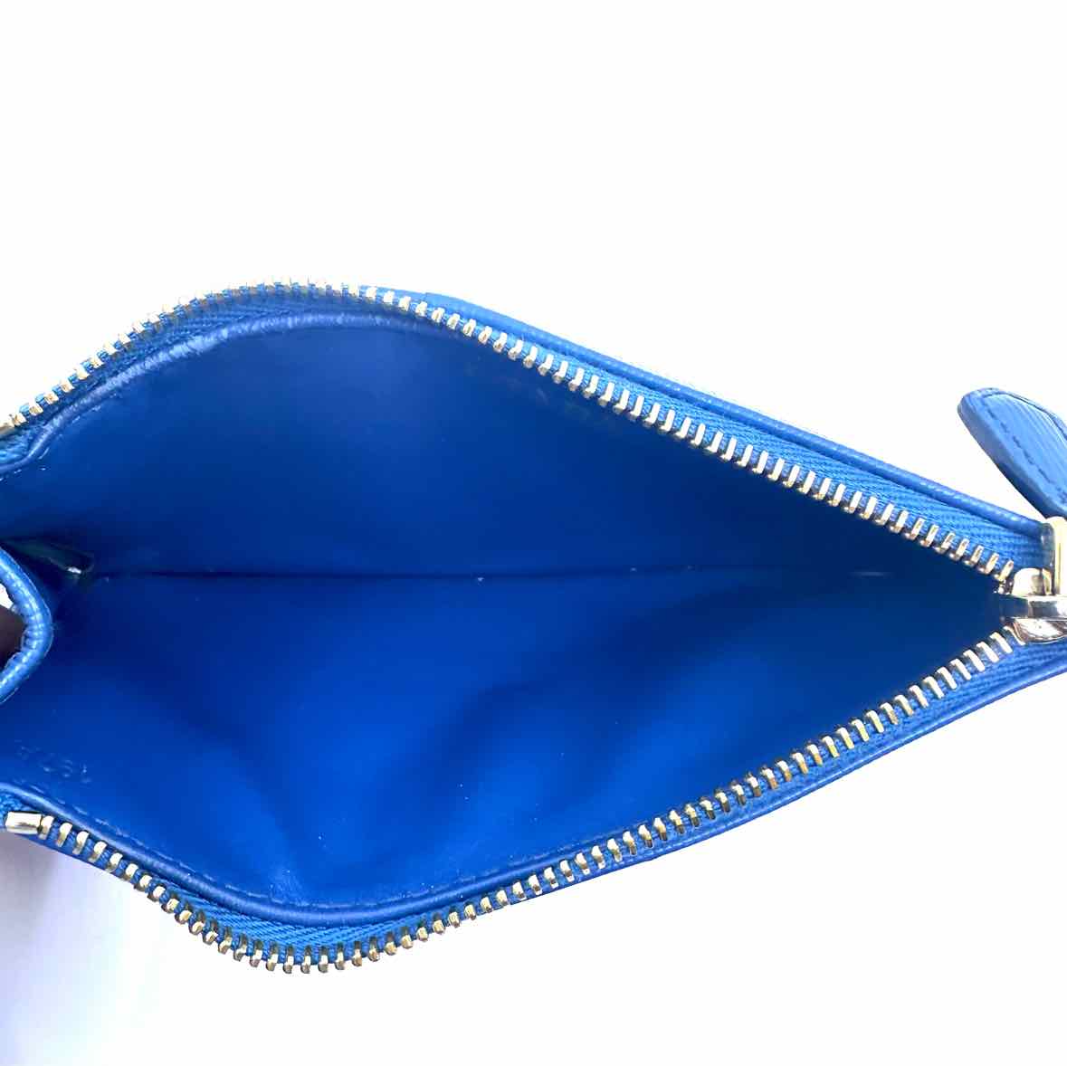 PRADA Blue Leather Wallet