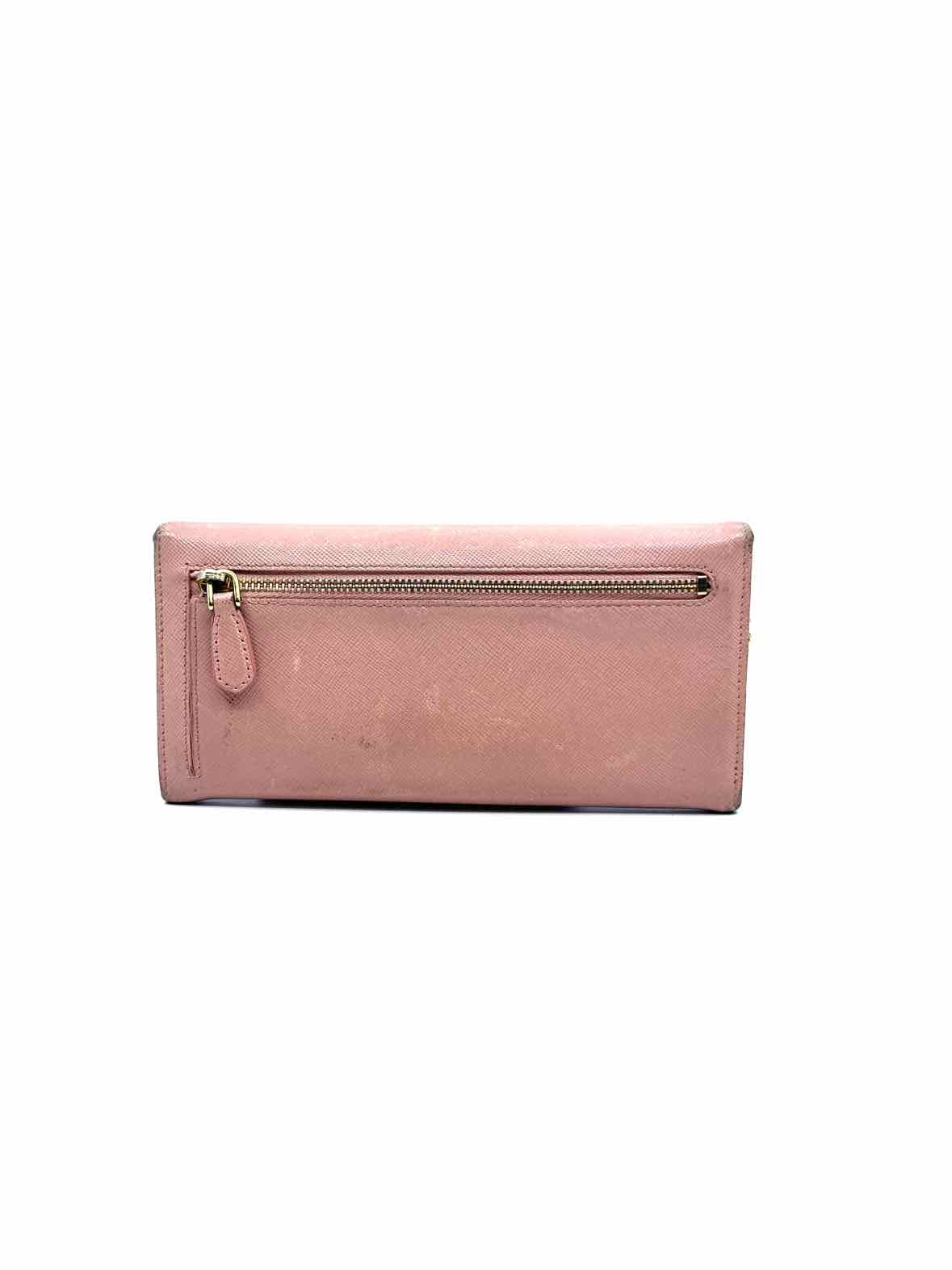 PRADA Pink Leather Wallet