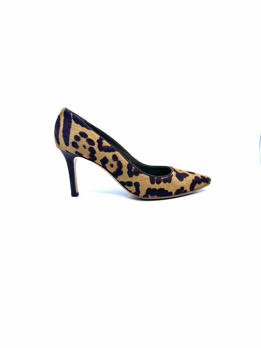 VALENTINO Size 9 Brown PONY HAIR Cheetah print Pumps