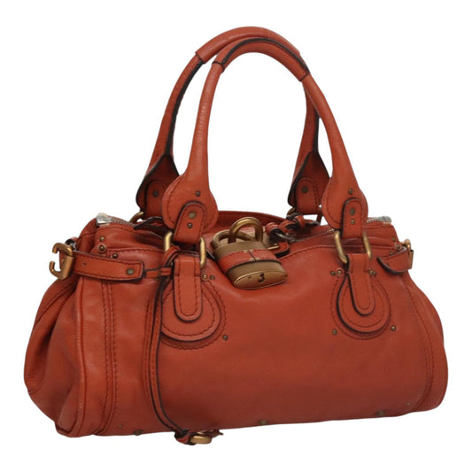 Chloe Paddington Hand Bag Leather Brown am7591