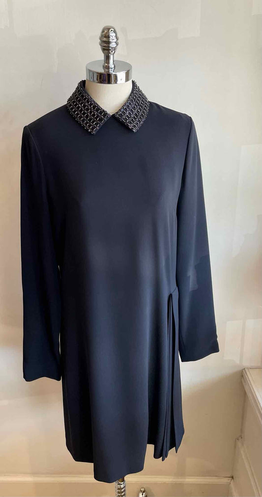 CHRISTIAN DIOR Size 6 Navy Dress