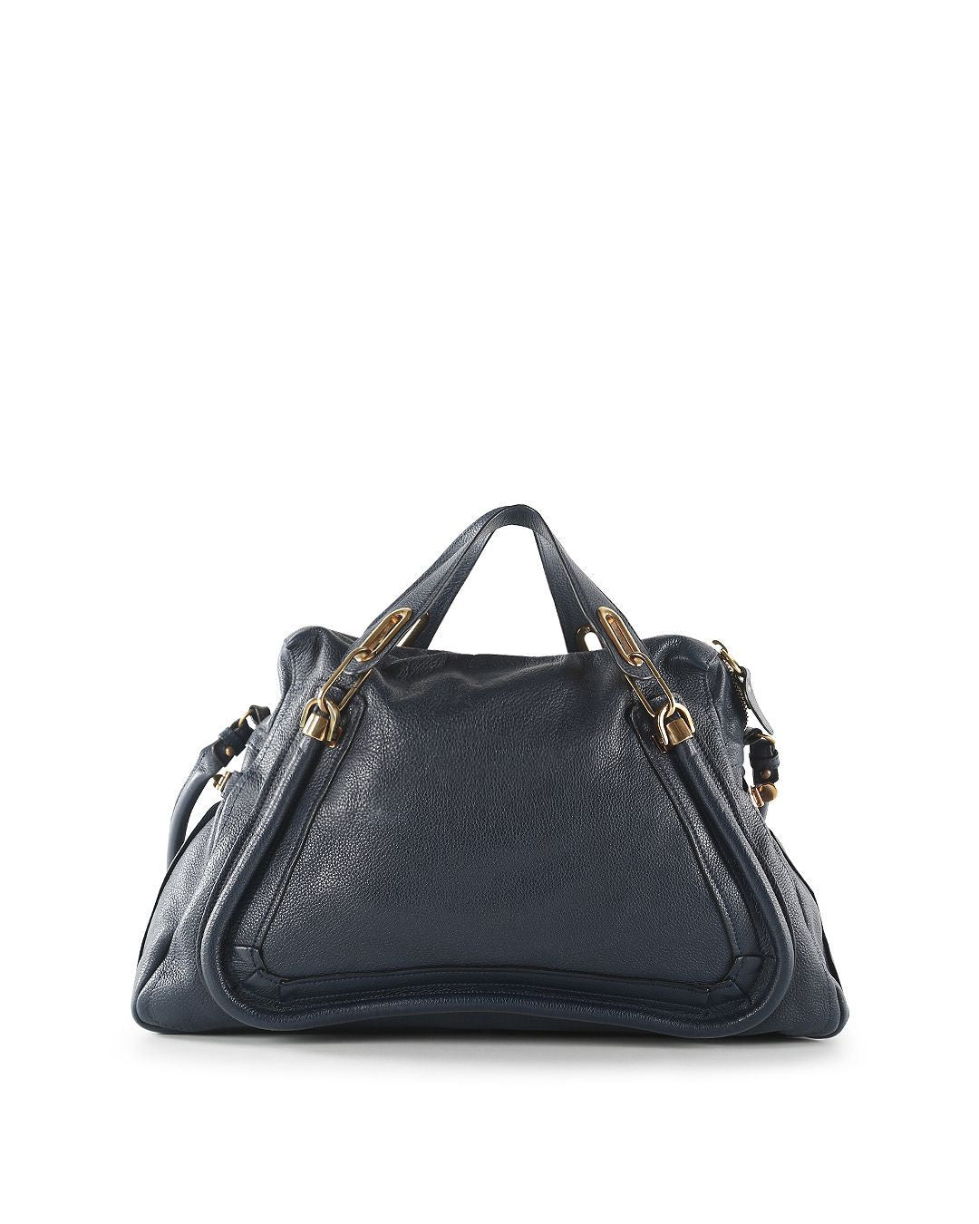 Chloe Blue Leather Paraty Shoulder Bag