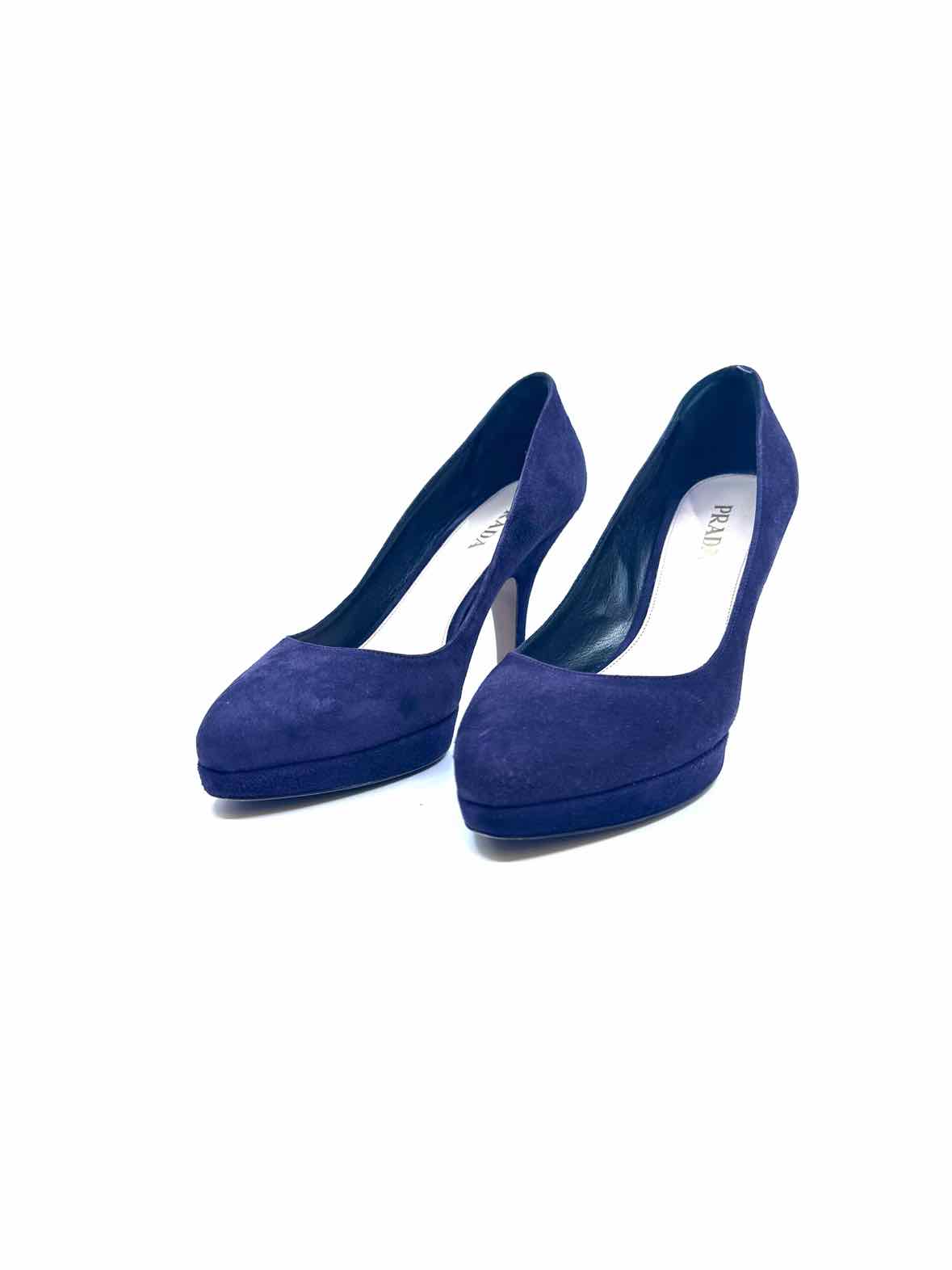 PRADA Size 8 Purple Suede Pumps