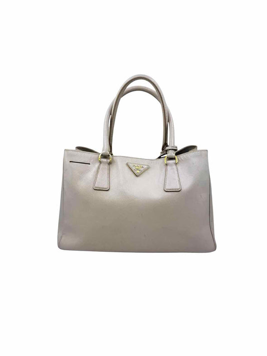 PRADA Ivory Leather Handbag