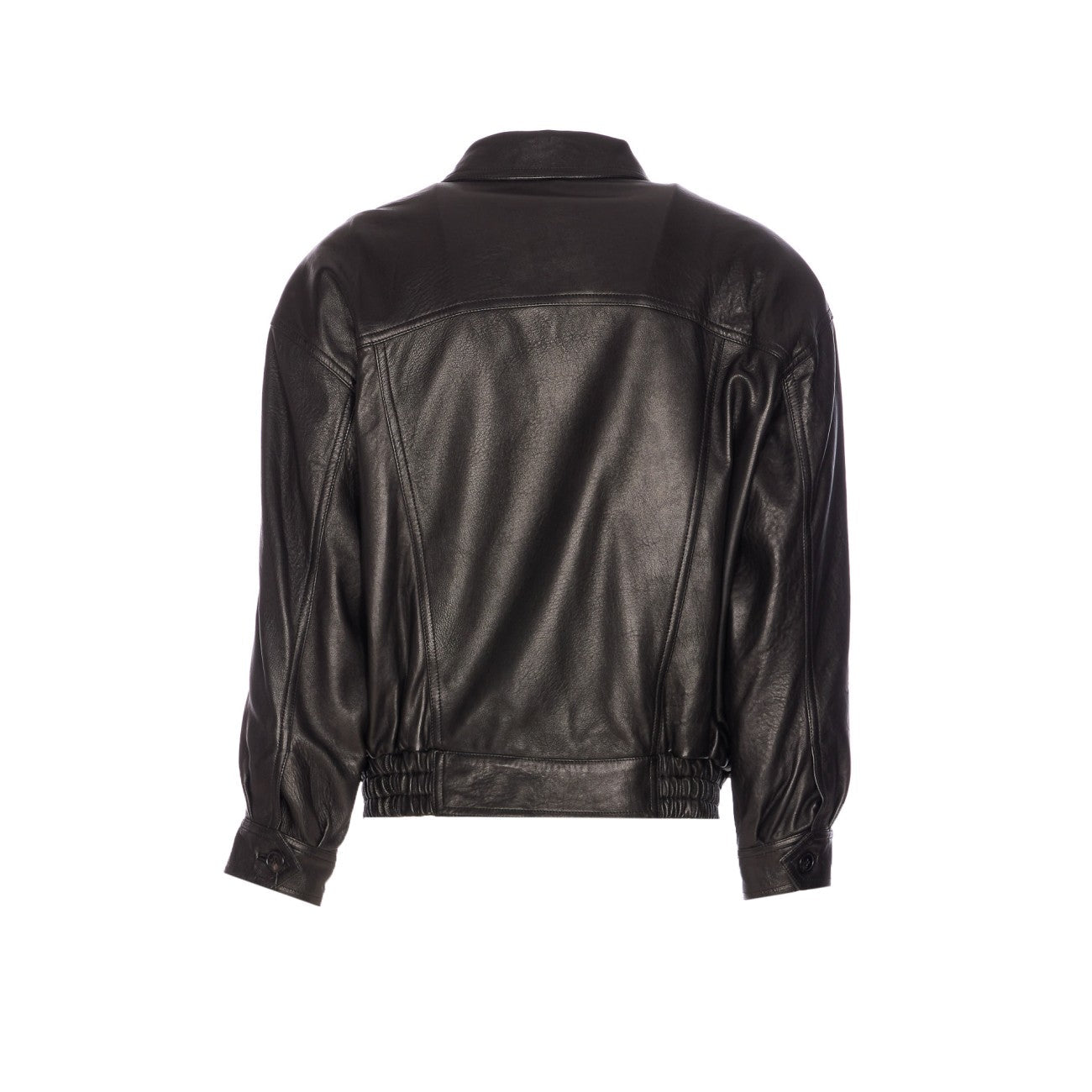 Saint Laurent Men Baloon Lamb Leather Bomber Jacket