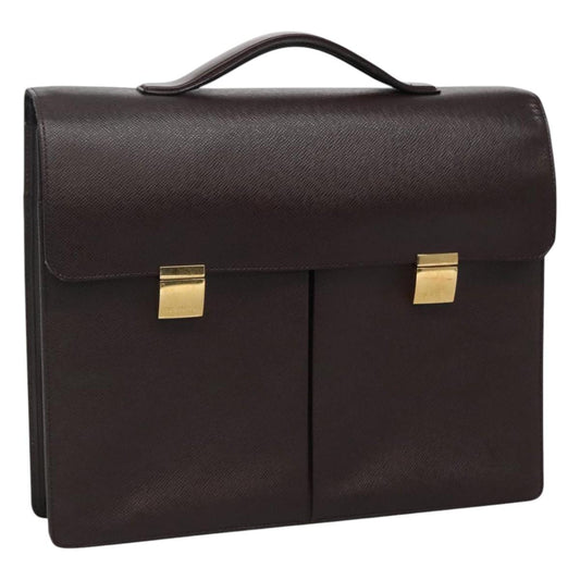 LOUIS VUITTON Taiga Serviette Kazan Business Bag Acajou M30806 LV bs22109