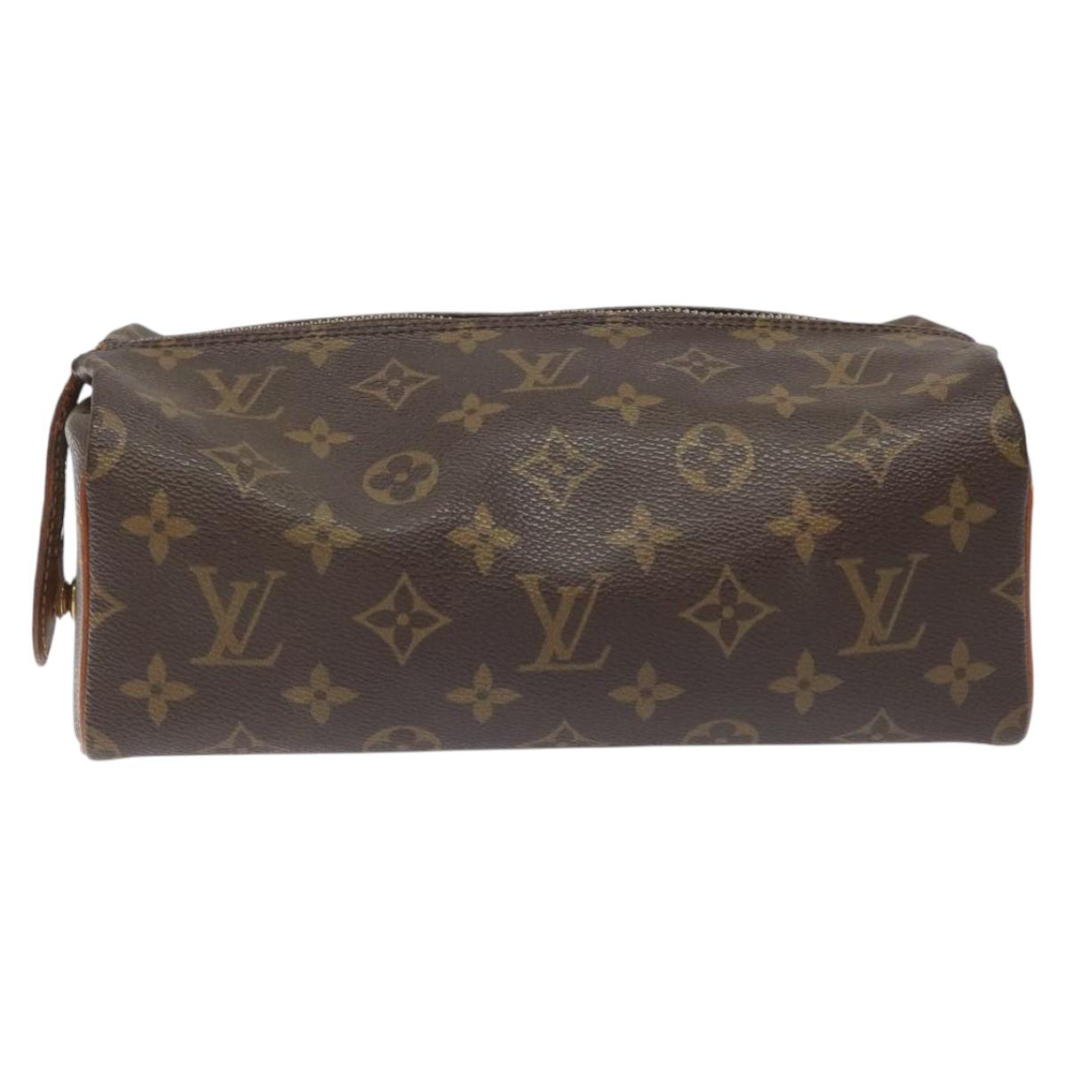 LOUIS VUITTON Monogram Trousse Patte Pression Cosmetic Pouch M47636 bs22142