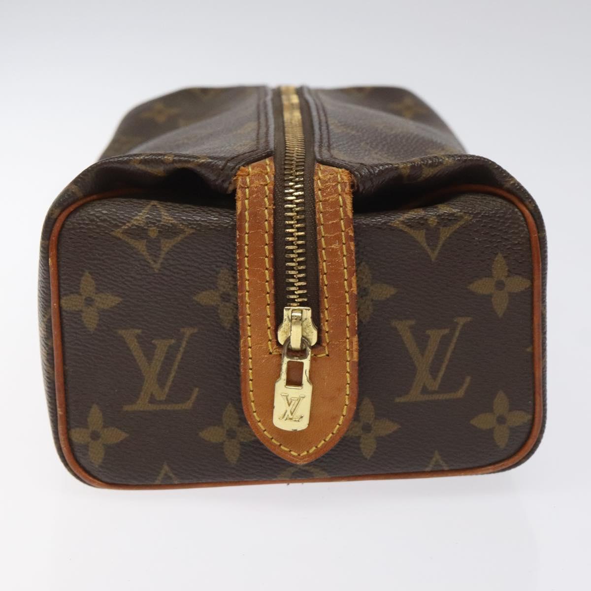LOUIS VUITTON Monogram Trousse Patte Pression Cosmetic Pouch M47636 bs22142