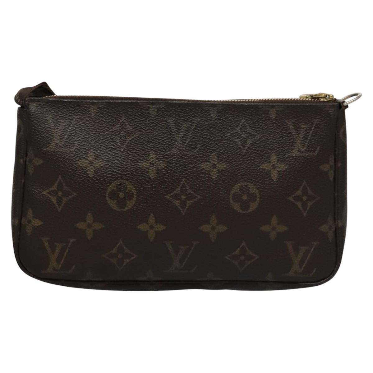 LOUIS VUITTON Monogram Pochette Accessoires Pouch M51980 LV bs22176