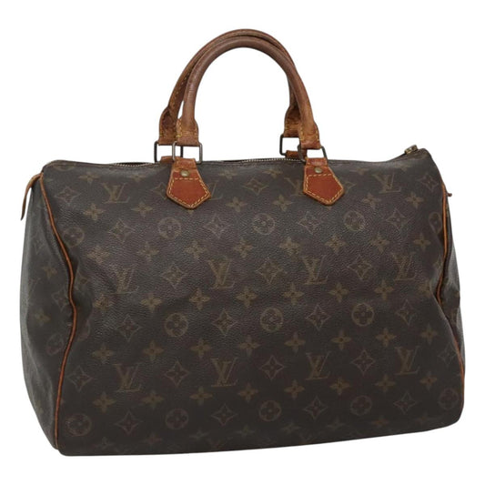 LOUIS VUITTON Monogram Speedy 35 Hand Bag M41524 LV bs22236