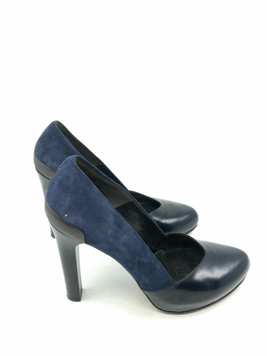 FENDI Leather and Suede Pumps | 8