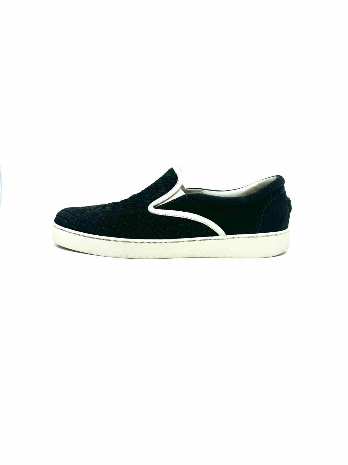 BOTTEGA VENETA Size 10 Black Men's Sneakers