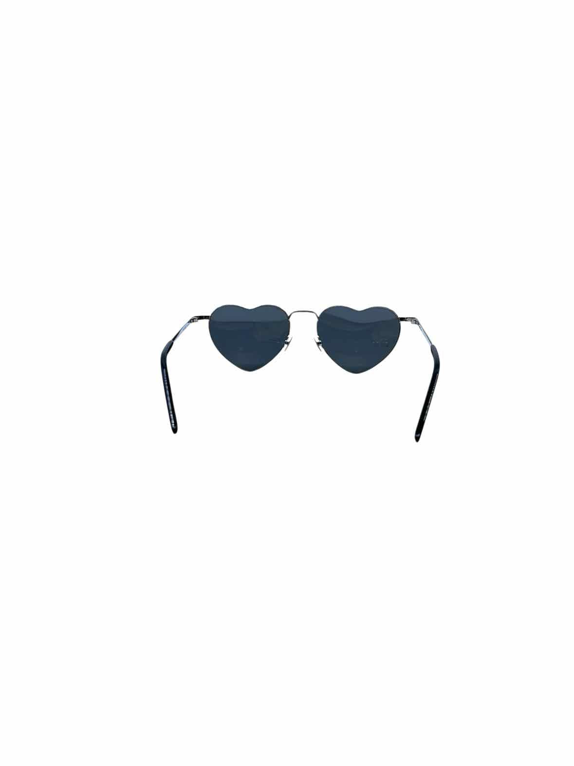 SAINT LAURENT Silver Heart Shape Sunglasses