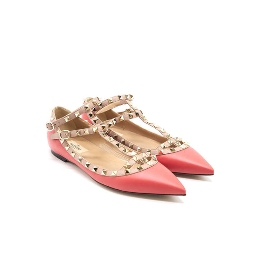Valentino Garavani Rockstud Caged Ballet Flats size 39.5