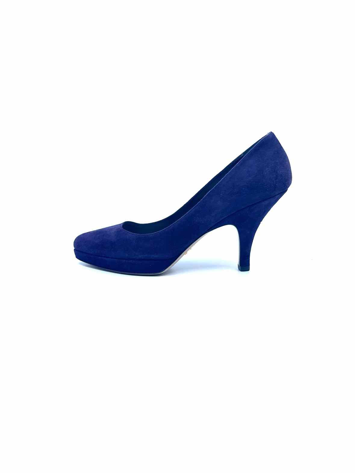 PRADA Size 8 Purple Suede Pumps