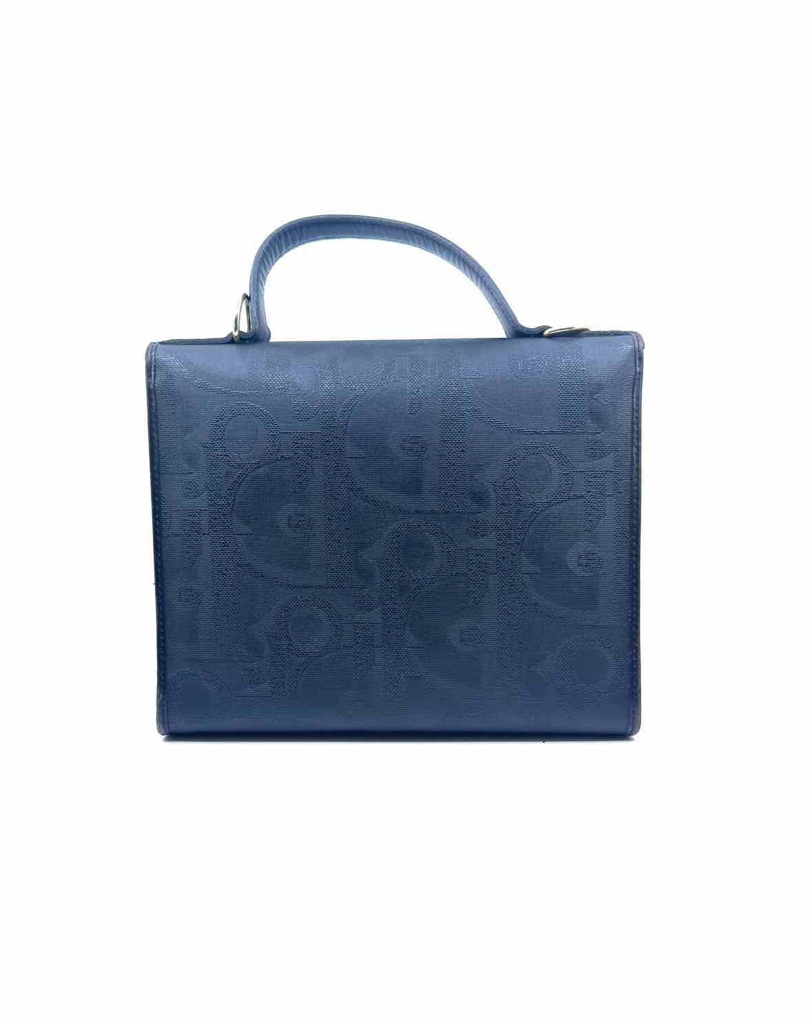CHRISTIAN DIOR Black Coated canvas Handbag