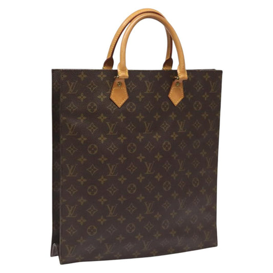 LOUIS VUITTON Monogram Sac Plat Hand Bag M51140 LV ep7390