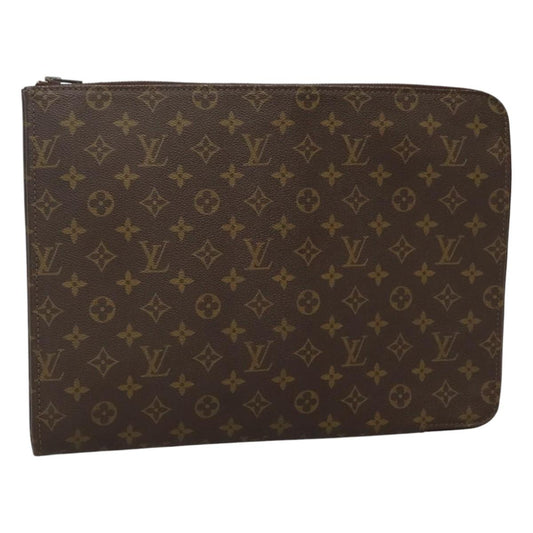LOUIS VUITTON Monogram Posh Documents Clutch Bag M53456 LV ep7400
