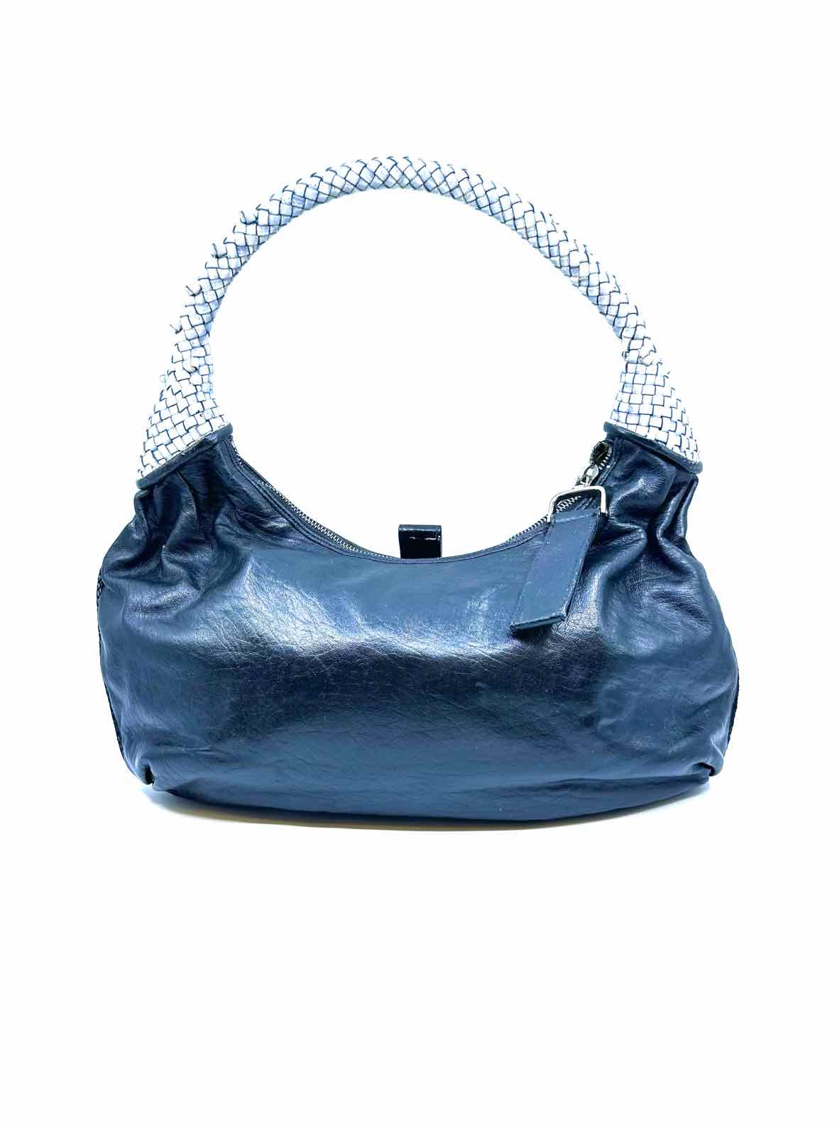 FENDI Spy Bag Black Leather Solid Handbag