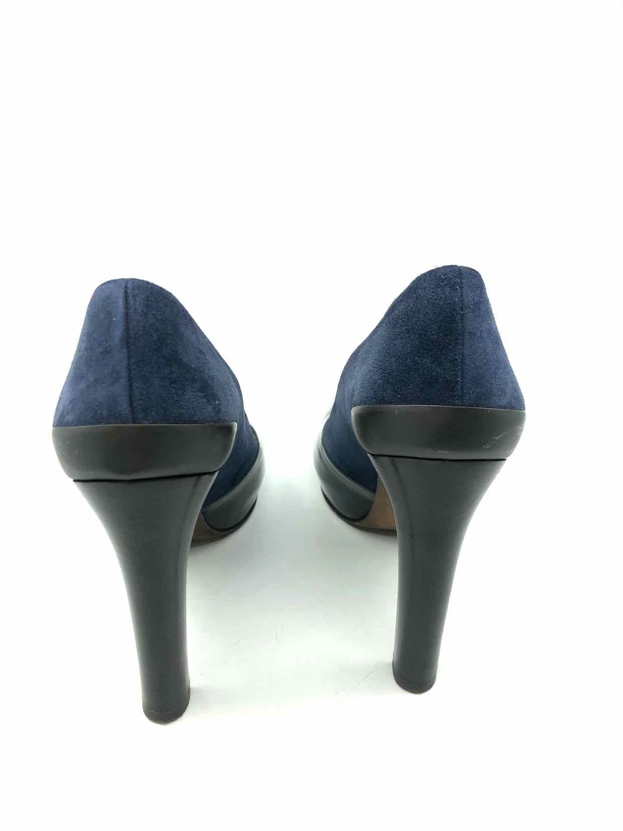 FENDI Leather and Suede Pumps | 8