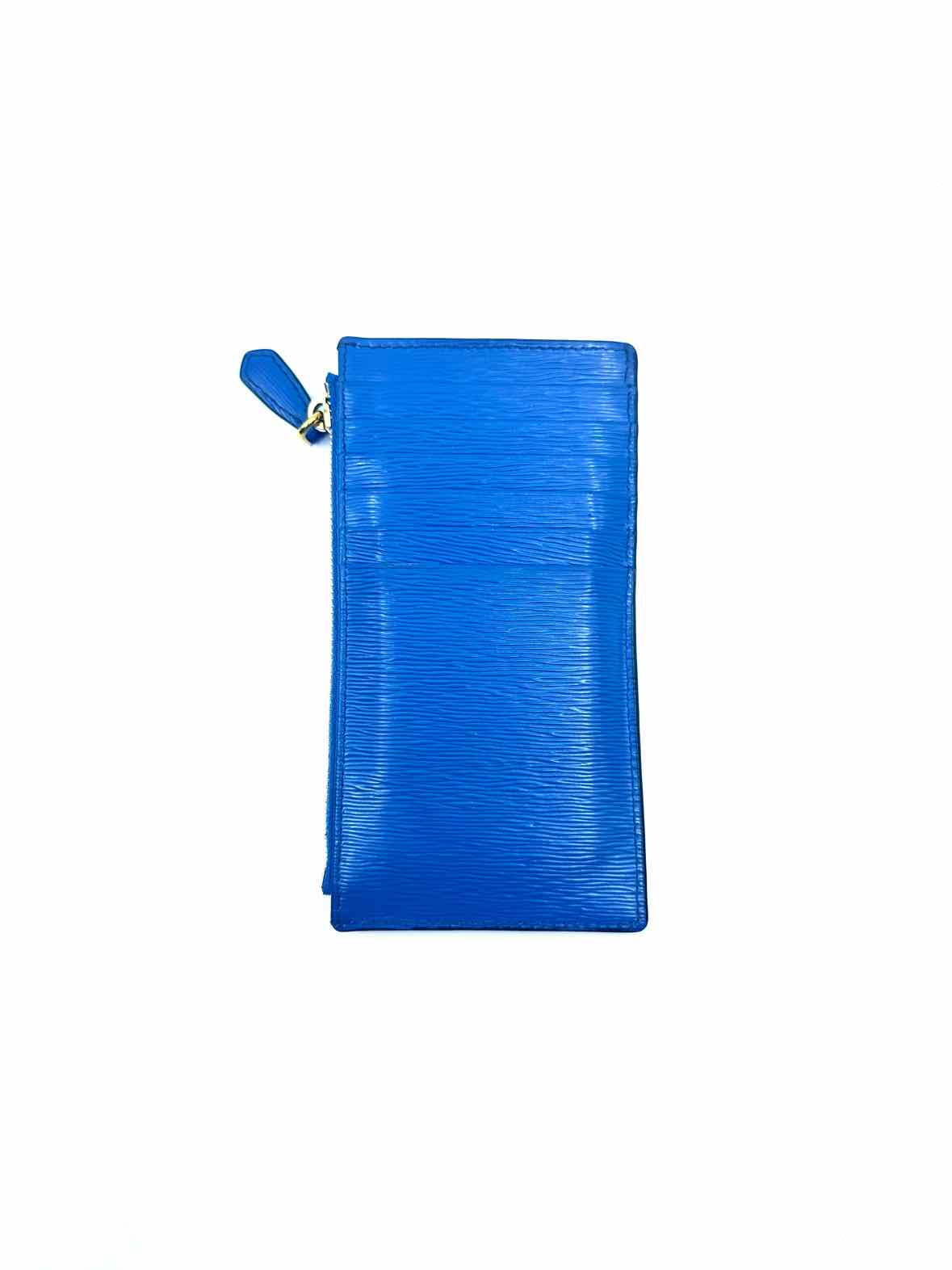 PRADA Blue Leather Wallet