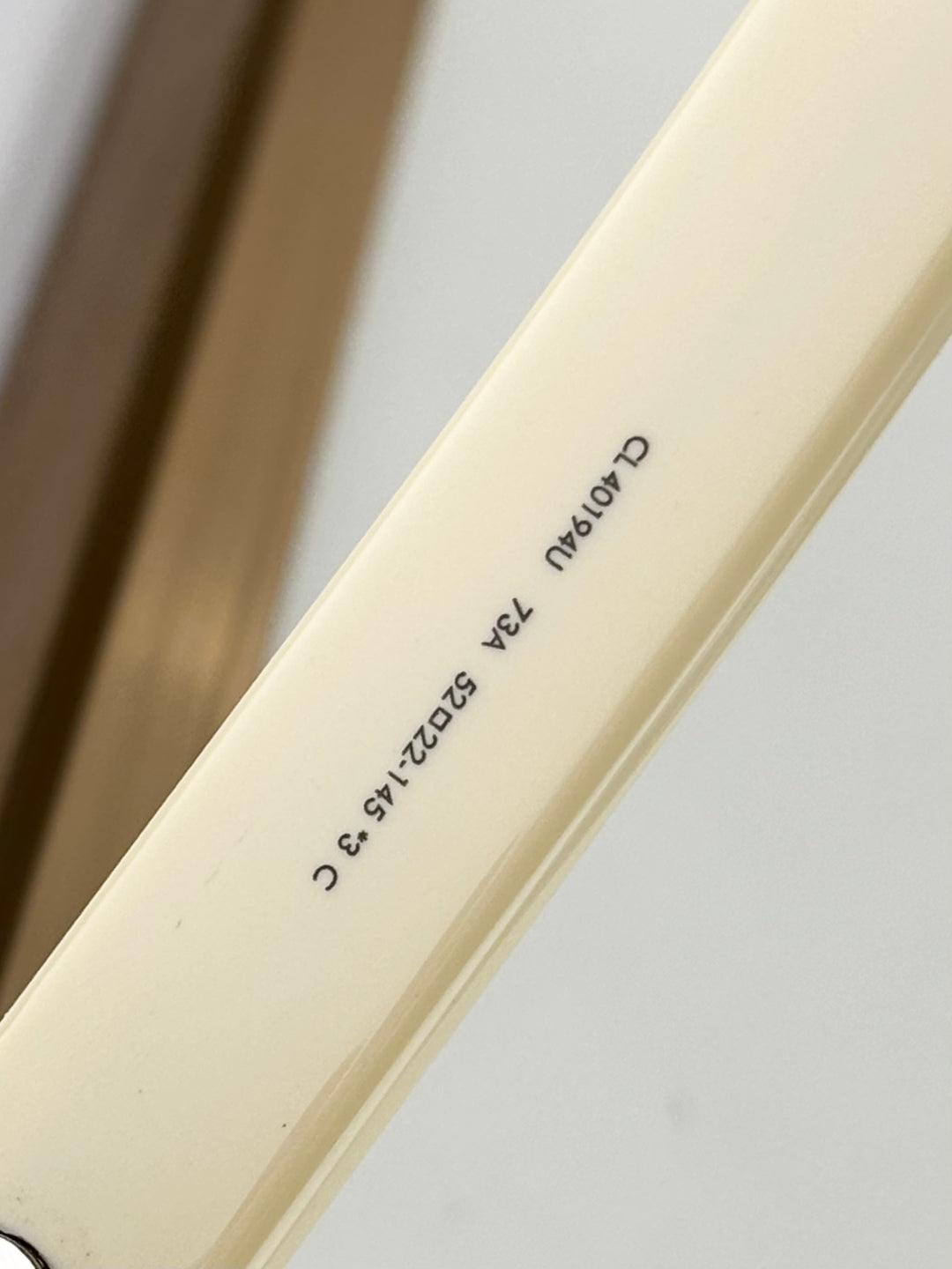 Celine TRIOMPHE SUNGLASSES 40194U IN IVORY ACETATE