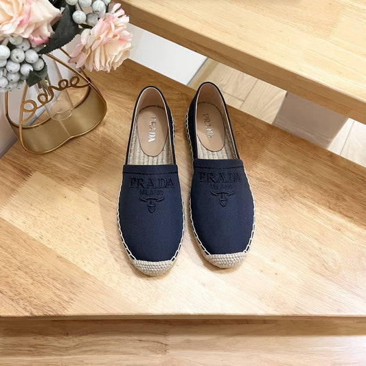 PRADA espadrilles denim canvas