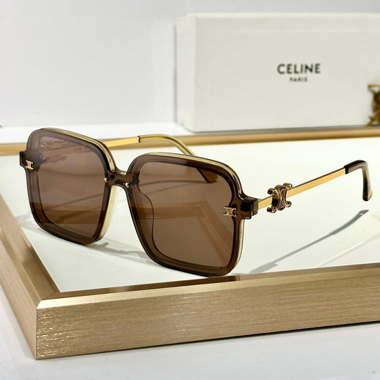Celine TRIOMPHE SUNGLASSES CL40247U IN METAL