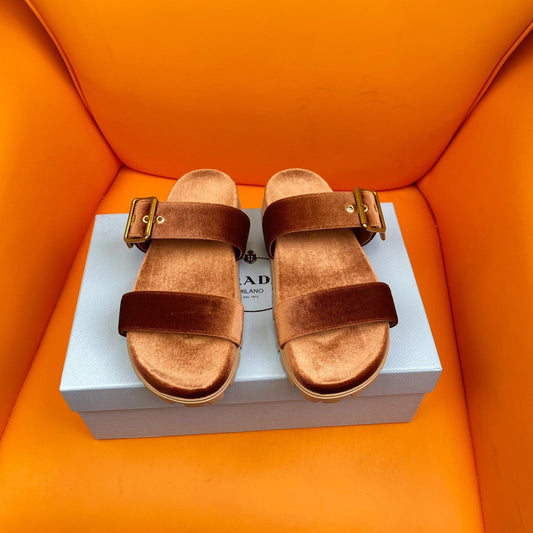 PRADA Slides 10 Velvet Orange