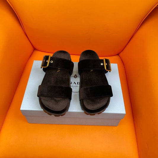 PRADA Slides 10 Velvet Oak
