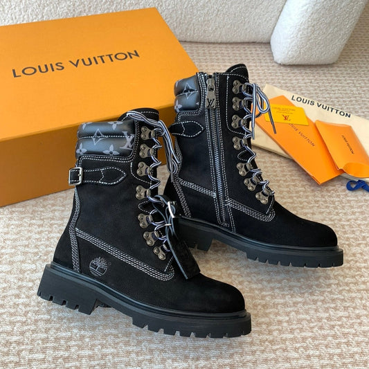 Louis Vuitton x Timberland Ranger Boot Black Calfskin