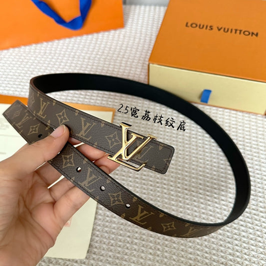 Louis Vuitton ICONIC 25 MM IN BROWN DAMIER CALFSKIN SILVER HARDWARE