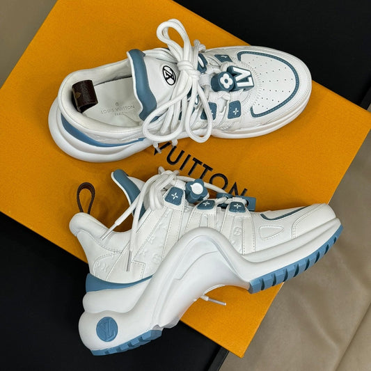 Louis Vuitton Archlight Sneaker White Mix Blue Calfskin